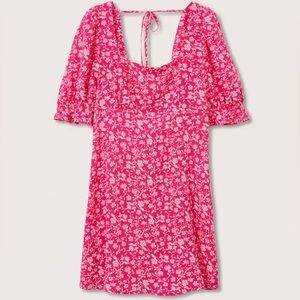 MANGO NWT Pink & White Floral Dress